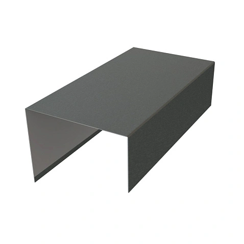 Декоративная накладка на столб 80*80, A-Matt, RAL 7016, 2м.п.