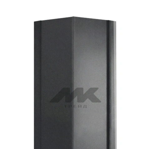 Конек домовидный плоский, ExtraMatt, RAL 7021 (2,0 м)