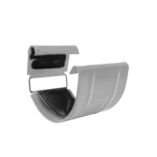 Соединитель желоба D120/90 RAL 7004 ExtraMatt