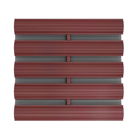 Штакетник Рубин СТАНДАРТ RAL3005, ГЛЯНЕЦ, односторонний