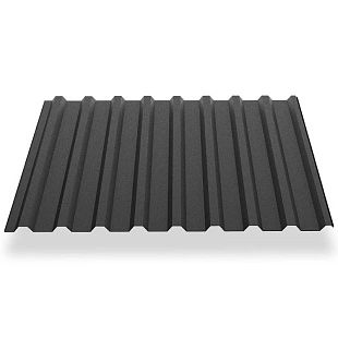 Профнастил МП20, МАТ, RAL9005, 0,5 мм, односторонний