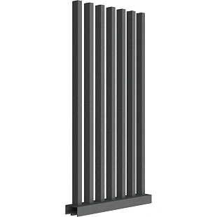 Забор Форпост AL, 60x40 мм, зазор 80мм, срез 90°, RAL 7016 МУАР