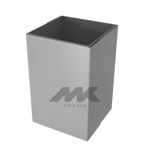 Декоративная накладка на столб 80*80, ExtraMatt, RAL 7004, 2м.п.