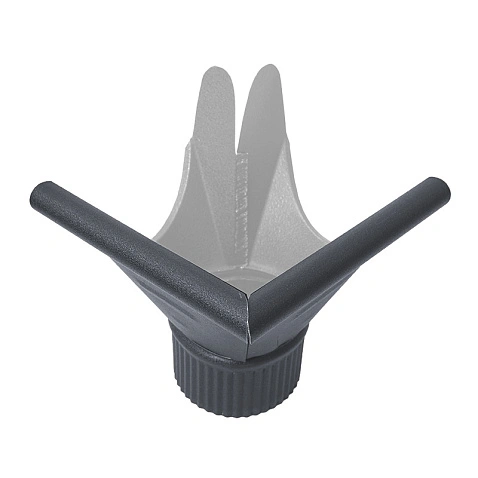 Воронка-угол наружная D120/90, RAL 7016, МАТ