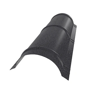 Конек полукруглый, КВАРЦ, RAL 7024 (1,97 м)