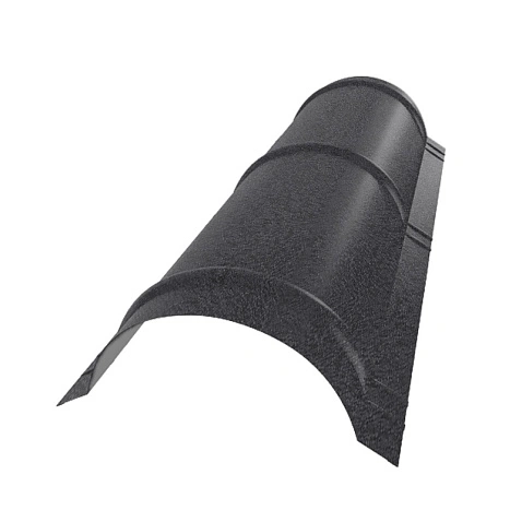 Конек полукруглый, КВАРЦ, RAL 7024 (1,97 м)