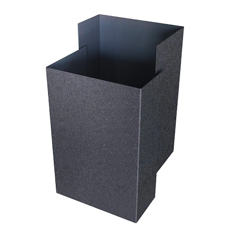 Декоративная накладка на столб 80*80, КВАРЦ, RAL 7024, 2м.п.