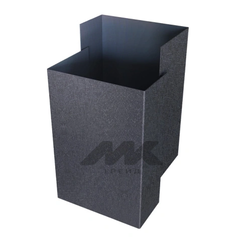 Декоративная накладка на столб 60*60, КВАРЦ, RAL 7024, 2м.п.