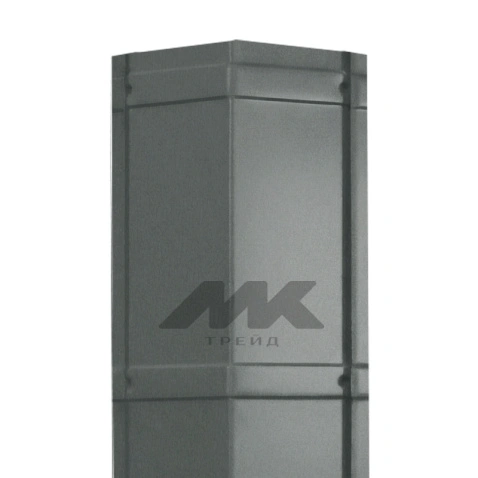Конек домовидный штампованный, МАТ, RAL 7016 (2,0 м)