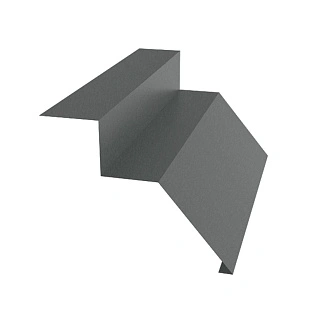 Планка карнизная М-образная, МАТ, RAL 7016, 2м.п.