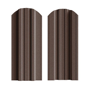 Штакетник Трапеция усил. ПРЕМИУМ RAL8017, МАТ, двусторонний