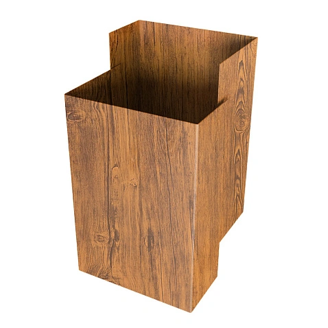 Декоративная накладка на столб 60*40, PRINTECH, Золотой дуб, 2м.п.