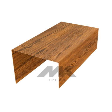 Декоративная накладка на столб 60*40, PRINTECH, Золотой дуб, 2м.п.