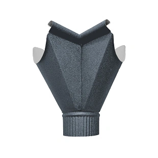 Воронка-угол внутренняя D120/90, RAL 7016, МАТ