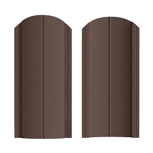 Штакетник Европланка ПРЕМИУМ RAL8017, МАТ, двусторонний