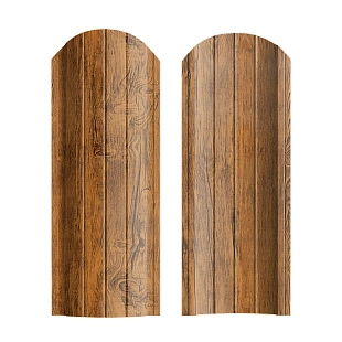 Штакетник Рубин ЭЛИТ, Золотой дуб, двусторонний