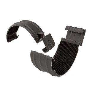 Соединитель желоба PRO, RAL 8019, D125x90 (+ втулка)