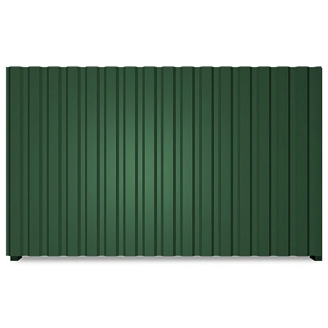 Профнастил МП20, ГЛЯНЕЦ, RAL6005, 0,45 мм, двусторонний