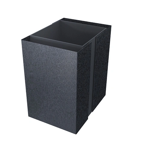 Декоративная накладка на столб 80*80, КВАРЦ, RAL 7024, 2м.п.