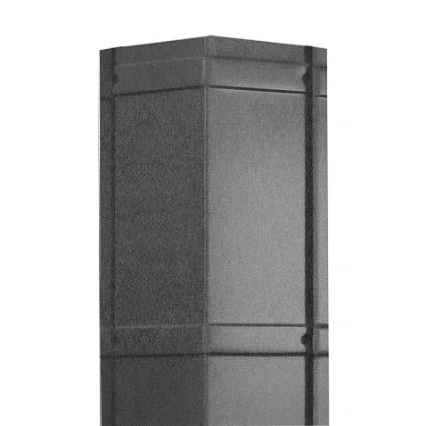 Конек домовидный штампованный, ExtraMatt , RAL 7024 (2,0 м)