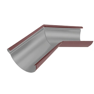 Угол желоба внутренний 135гр. D120/90 RAL 3005, ГЛЯНЕЦ