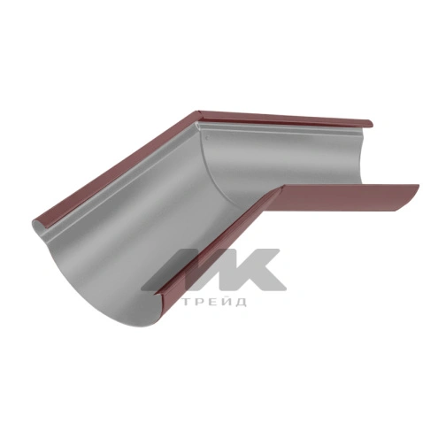 Угол желоба внутренний 135гр. D120/90 RAL 3005, ГЛЯНЕЦ