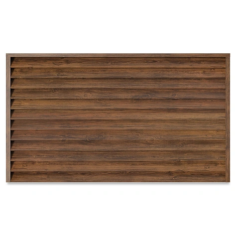 Забор-жалюзи ULTRA (в разборе), PRINTECH, Темный дуб