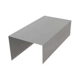 Декоративная накладка на столб 80*80, ExtraMatt, RAL 7004, 2м.п.