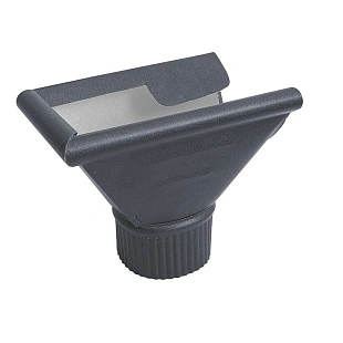 Воронка-заглушка левая D120/90, RAL 7016, МАТ