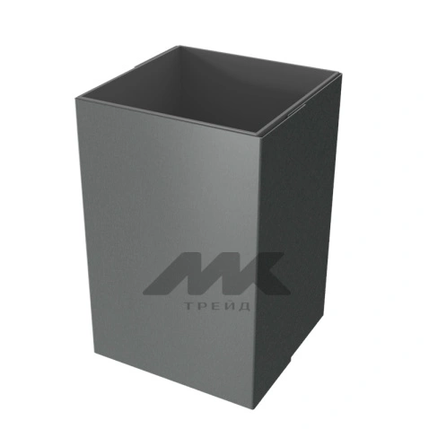 Декоративная накладка на столб 60*60, МАТ, RAL 7016, 2м.п.