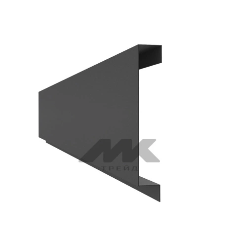 Забор Ранчо Dual, МАТ, RAL 7016