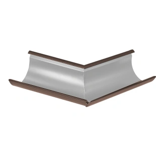 Угол желоба наружный 135°, D120/90, RAL 8017, МАТ