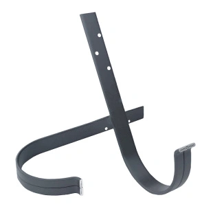 Кронштейн желоба длинный PRO, RAL 7024, D125x90