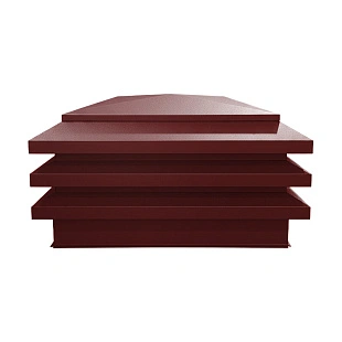 Колпак кровельный М-2 (Жалюзийный), ГЛЯНЕЦ, RAL 3005