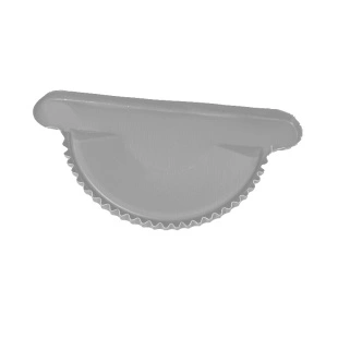 Заглушка желоба D120/90 RAL 7004 ExtraMatt