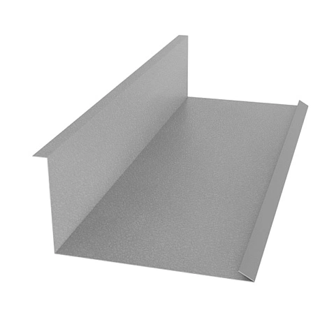 Планка примыкания нижняя 122*250, ExtraMatt, RAL 7004, 2м.п.