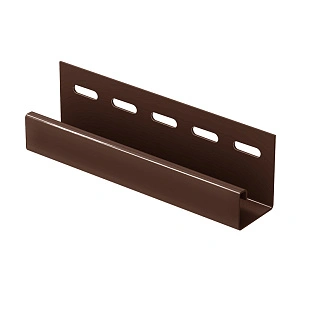 J-планка (ПВХ), коричневый