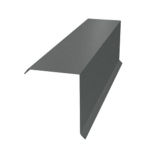 Планка торцевая 90*110 МАТ, RAL 7016, 2м.п.