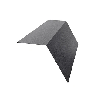 Планка перехода ската (наружная), КВАРЦ, RAL 7024, 2м.п.