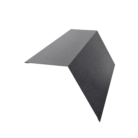 Планка перехода ската (наружная), КВАРЦ, RAL 7024, 2м.п.