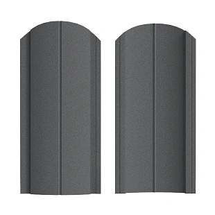 Штакетник Европланка ПРЕМИУМ RAL7016, МАТ, двусторонний