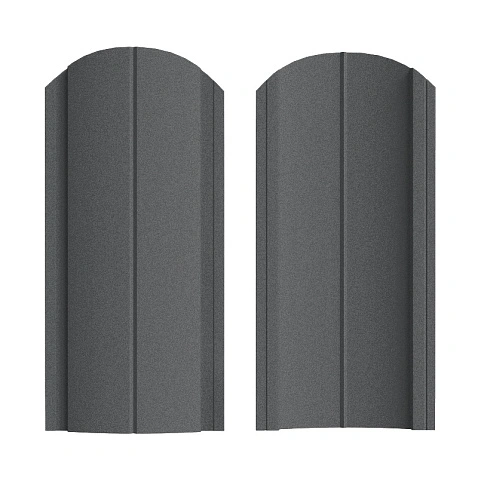 Штакетник Европланка ПРЕМИУМ RAL7016, МАТ, двусторонний