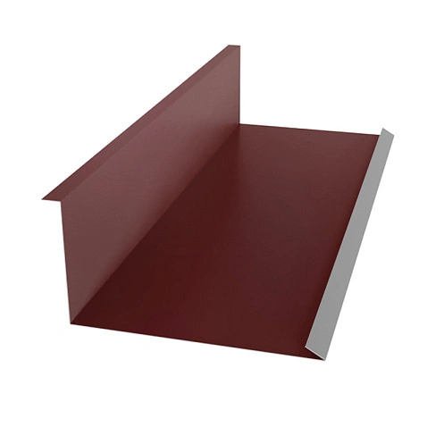 Планка примыкания нижняя 122*250, ГЛЯНЕЦ, RAL 3005, 2м.п.