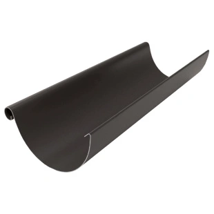 Желоб полукруглый PRO, RAL 8019, D125x90, 3 м. 