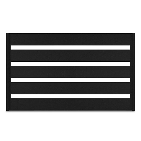 Забор Ранчо XPS 250, МАТ, RAL 9005