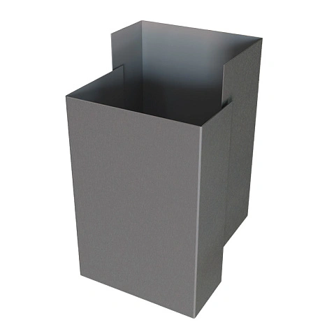 Декоративная накладка на столб 80*80, A-Matt, RAL 7016, 2м.п.