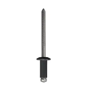 Заклепка вытяжная 4,8*12 алюминий/сталь RAL9005