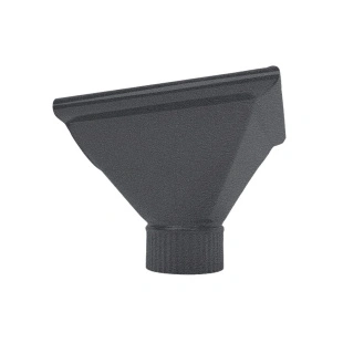 Воронка-угол наружная D120/90, RAL 7021, ExtraMatt