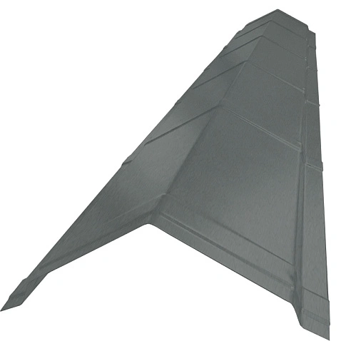 Конек домовидный штампованный A-Matt, RAL 7016 (2,0 м)