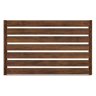 Забор Ранчо Classic 180, Темный дуб